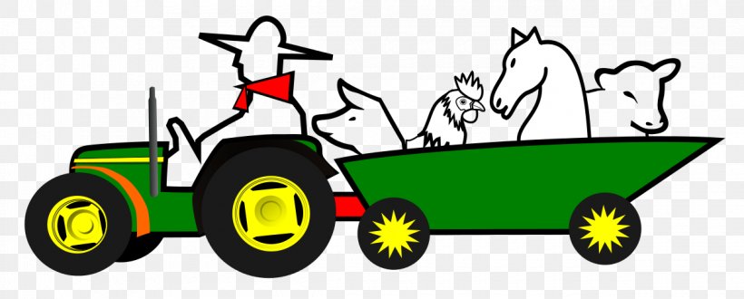 Tractor Pixabay Clip Art, PNG, 1200x484px, Tractor, Animal, Automotive Design, Car, Cartoon Download Free