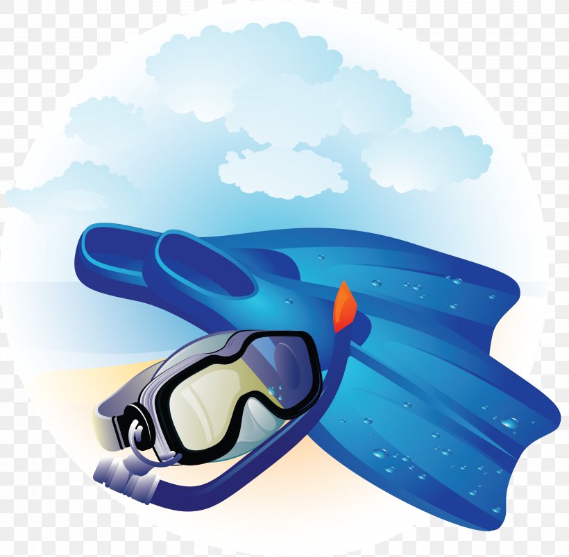 Underwater Diving Diving & Snorkeling Masks Diving & Swimming Fins, PNG, 3958x3878px, Underwater Diving, Aqua, Blue, Diving Equipment, Diving Mask Download Free