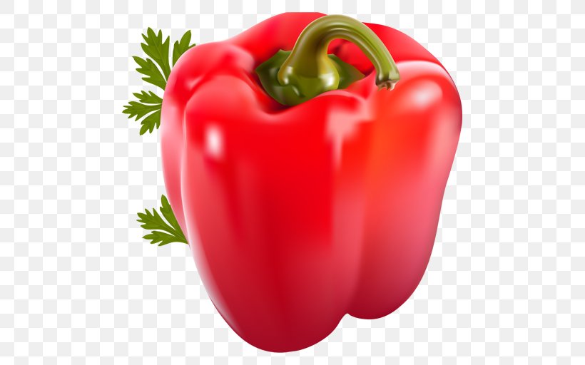 Bell Pepper Piquillo Pepper Chili Con Carne Chili Pepper Friggitello, PNG, 512x512px, Bell Pepper, Bell Peppers And Chili Peppers, Black Pepper, Capsicum, Cayenne Pepper Download Free