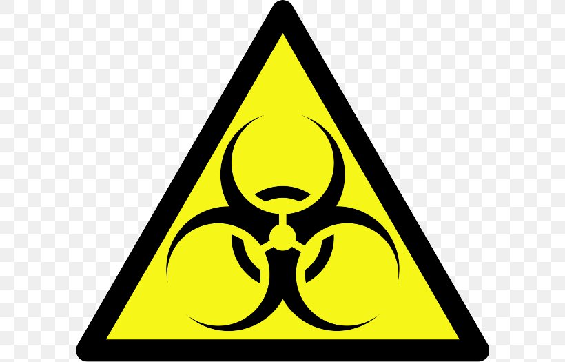 Biological Hazard Hazard Symbol Sign Clip Art, PNG, 600x525px, Biological Hazard, Dangerous Goods, Hazard, Hazard Symbol, Risk Download Free
