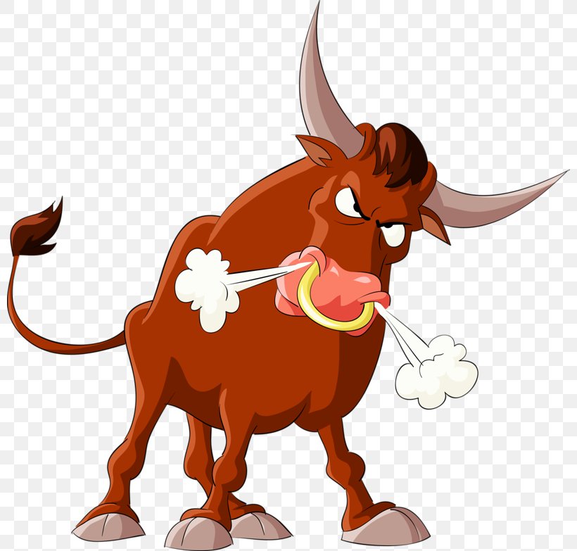 Bull Cattle Illustration, PNG, 800x783px, Bull, Art, Carnivoran, Cartoon, Cattle Download Free