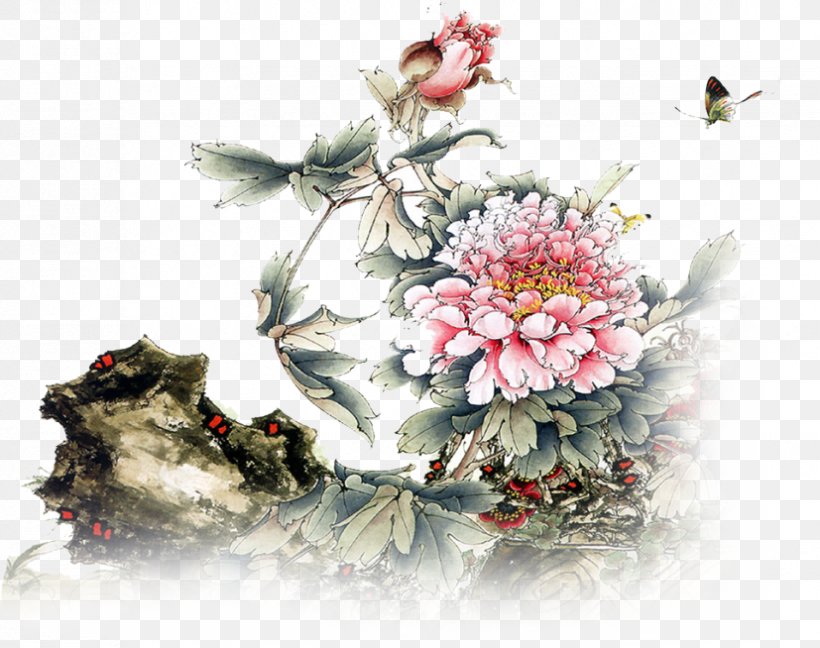 China Chinese Painting Chinese Art, PNG, 827x654px, China, Art, Birdandflower Painting, Blossom, Branch Download Free