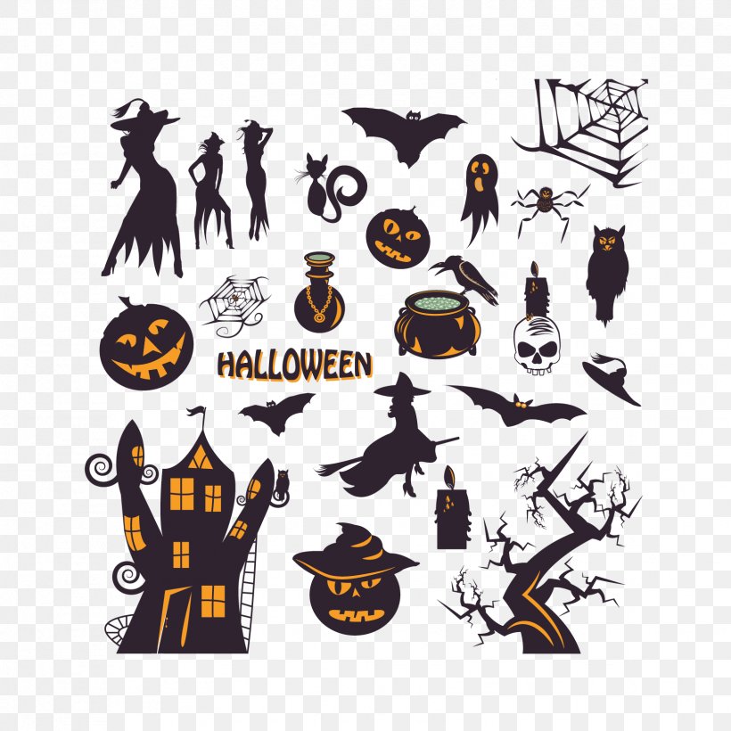Halloween Vector Graphics Design Witch Illustration, PNG, 1654x1654px, Halloween, Bag, Brand, Festival, Halloween Costume Download Free