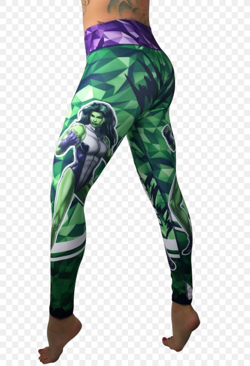 She-Hulk Leggings Tights T-shirt, PNG, 760x1200px, Shehulk, Clothing, Fashion, Female, Green Download Free