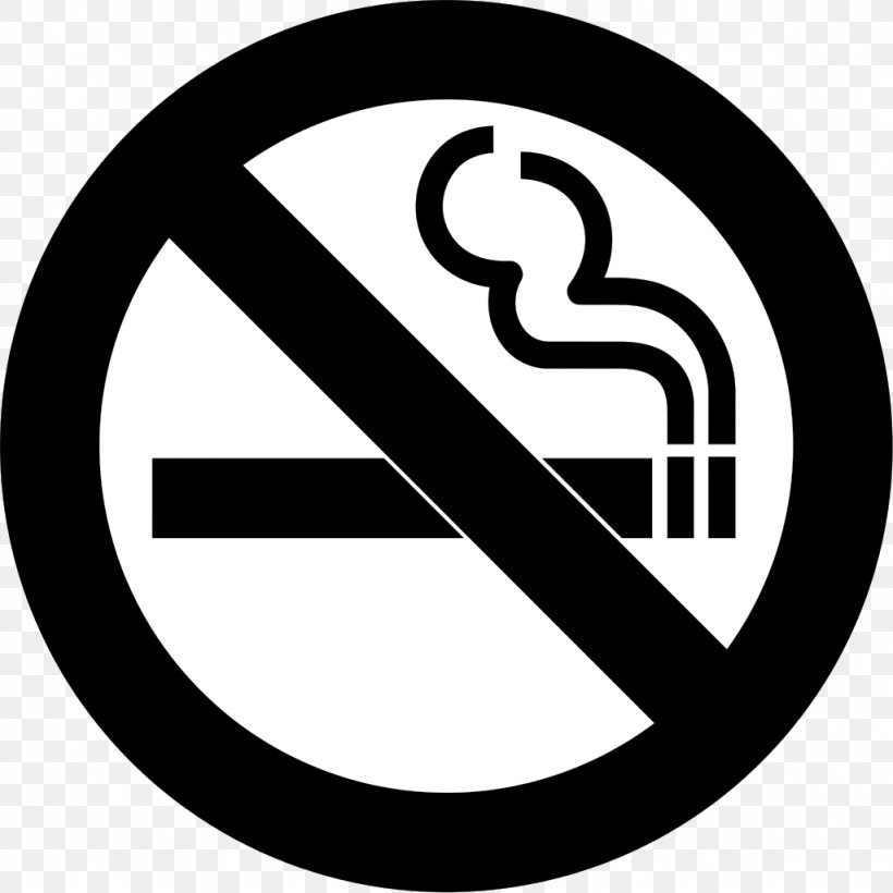 Smoking Ban Clip Art, PNG, 1024x1024px, Smoking, Area, Black And White, Brand, Cigarette Download Free