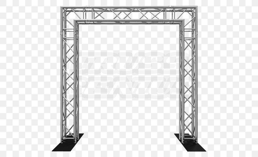 Truss Structure Steel Girder, PNG, 500x500px, Truss, Arch, Area, Black And White, Furniture Download Free