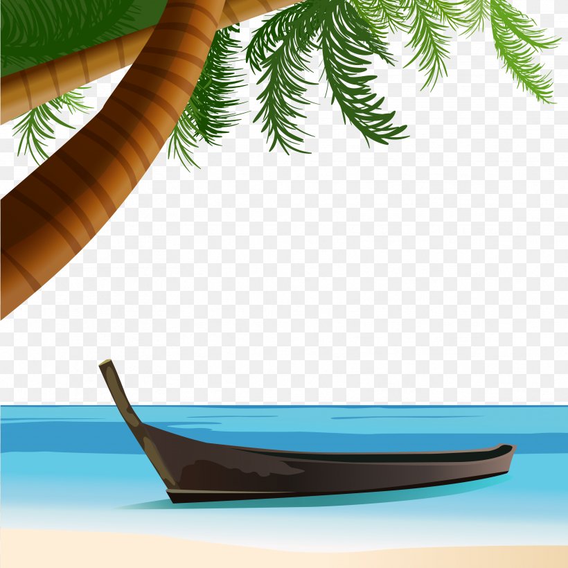 Beach Coconut Tree, PNG, 3333x3333px, Beach, Arecaceae, Coconut, Praia Do Coqueiro, Tree Download Free