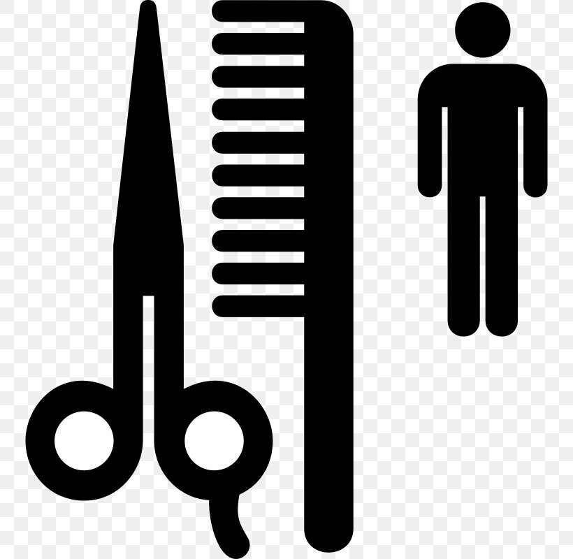 Beauty Parlour Hairdresser Barber Clip Art, PNG, 800x800px, Beauty Parlour, Barber, Barbershop, Black And White, Blog Download Free