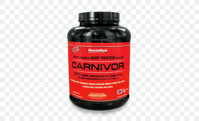 Dietary Supplement Whey Protein Isolate Whey Protein Isolate Carnivore, PNG, 500x500px, Dietary Supplement, Amino Acid, Branchedchain Amino Acid, Carbohydrate, Carnivore Download Free