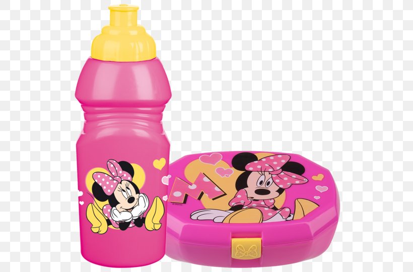 Minnie Mouse Bottle Magenta, PNG, 600x540px, Minnie Mouse, Bottle, Box, Drinkware, Magenta Download Free
