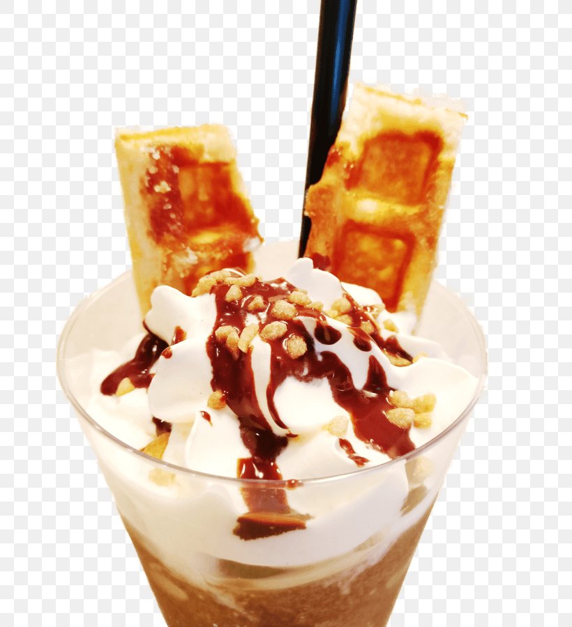 Sundae Waffle Milkshake Ice Cream Affogato, PNG, 675x900px, Sundae, Affogato, Belgian Waffle, Chocolate, Dairy Product Download Free