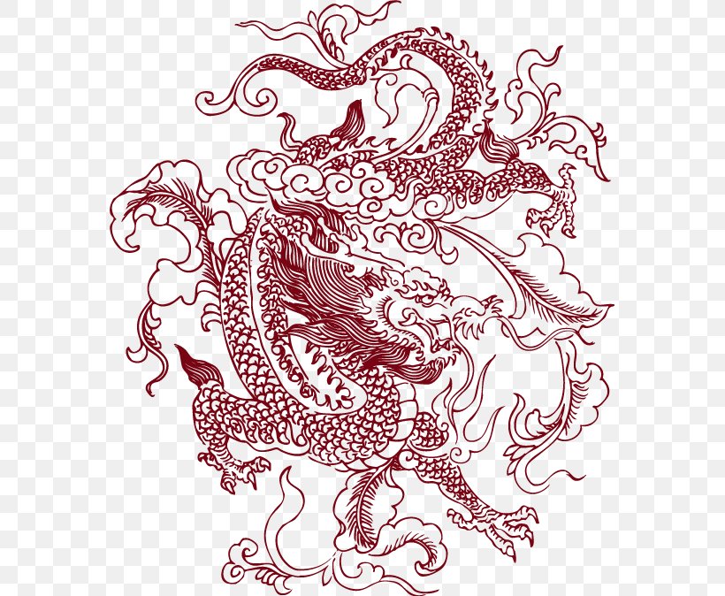 Tattoo Sticker Decal Dragon, PNG, 571x674px, Watercolor, Cartoon, Flower, Frame, Heart Download Free