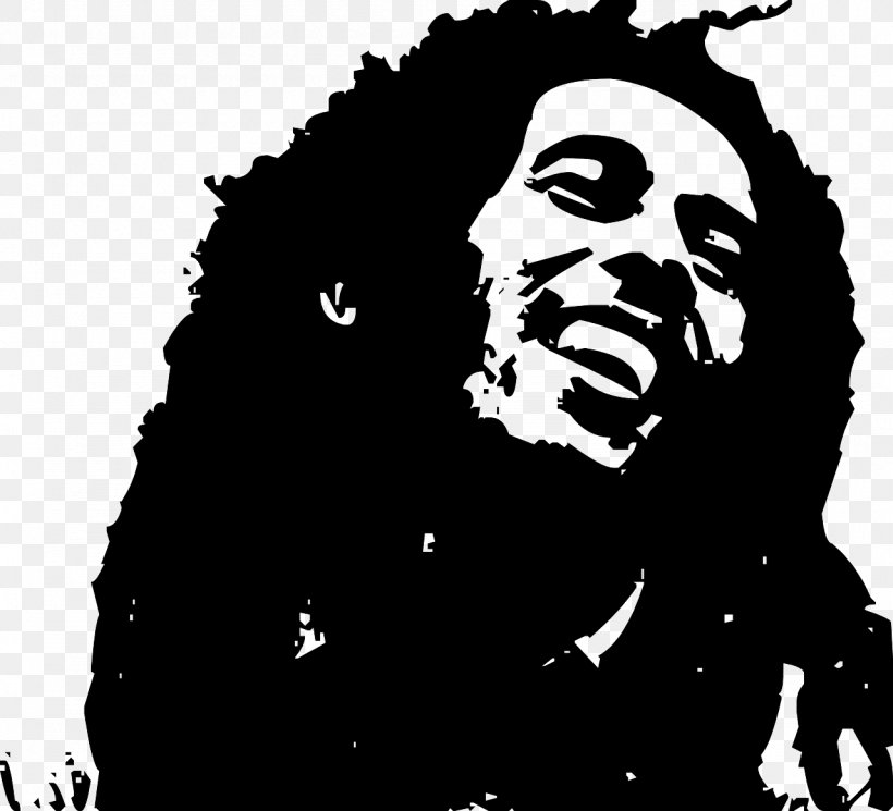 Bob Marley Reggae Clip Art, PNG, 1280x1164px, Bob Marley, Art, Black, Black And White, Drawing Download Free
