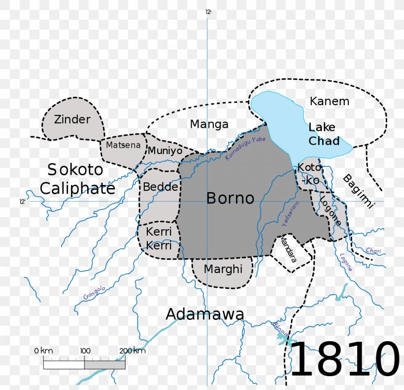 Kanem–Bornu Empire Sokoto Caliphate Borno State, PNG, 1200x1157px, Sokoto Caliphate, Africa, Area, Borno State, Chad Download Free