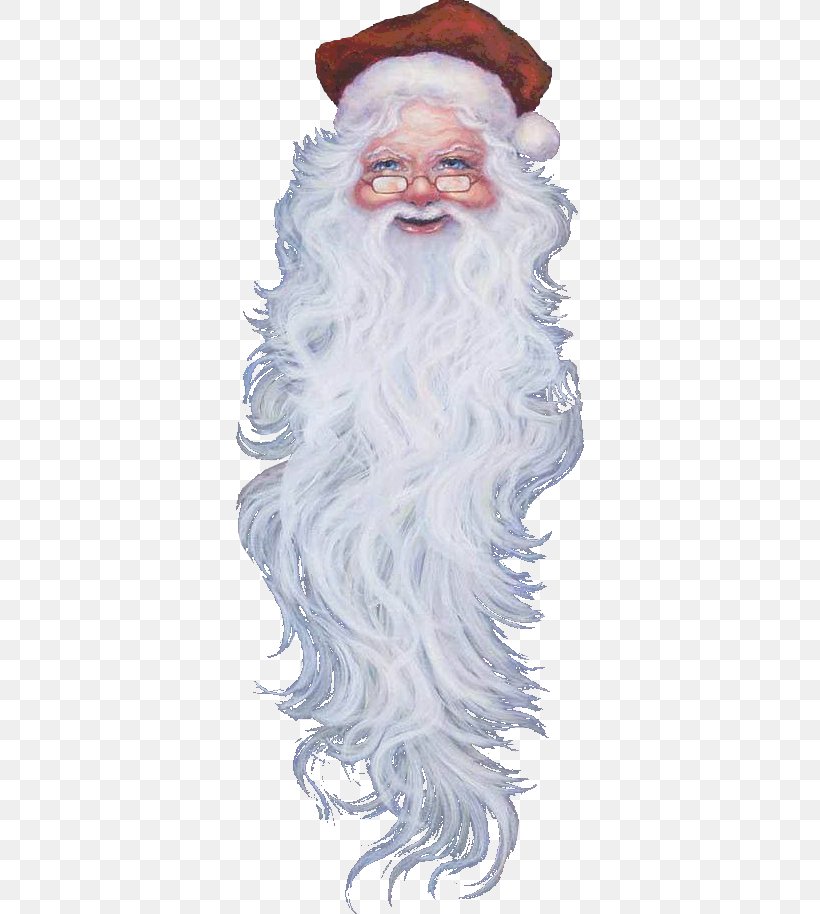 Santa Claus Christmas Ornament Beard Christmas Day, PNG, 348x914px, Santa Claus, Beard, Christmas Day, Christmas Ornament, Facial Hair Download Free
