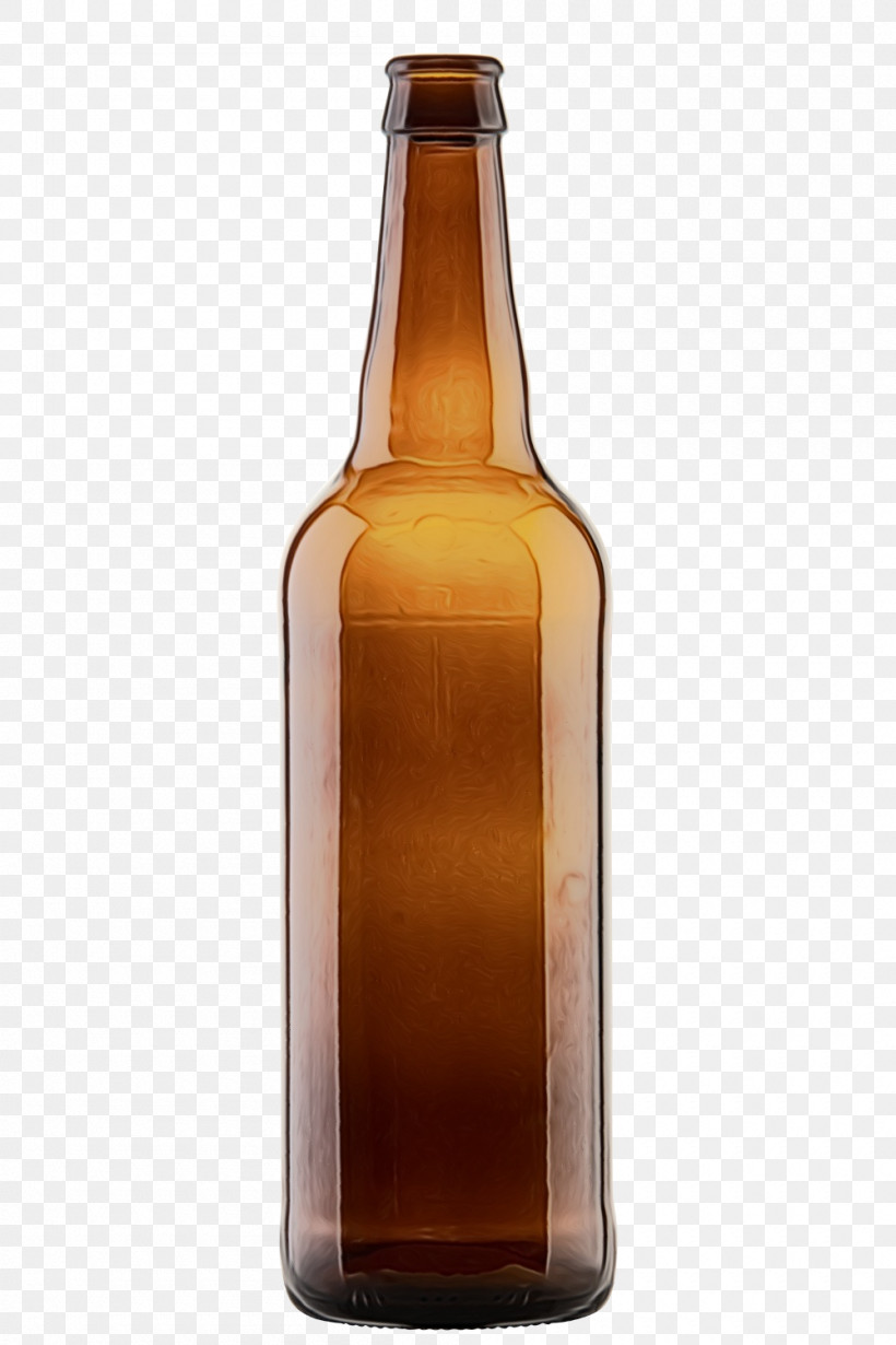 Bottle Glass Bottle Beer Bottle Drink Drinkware, PNG, 1000x1500px, Watercolor, Beer, Beer Bottle, Bottle, Caramel Color Download Free