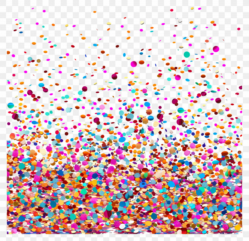 Glitter Confetti - Colorful Confetti For Party Decoration PNG