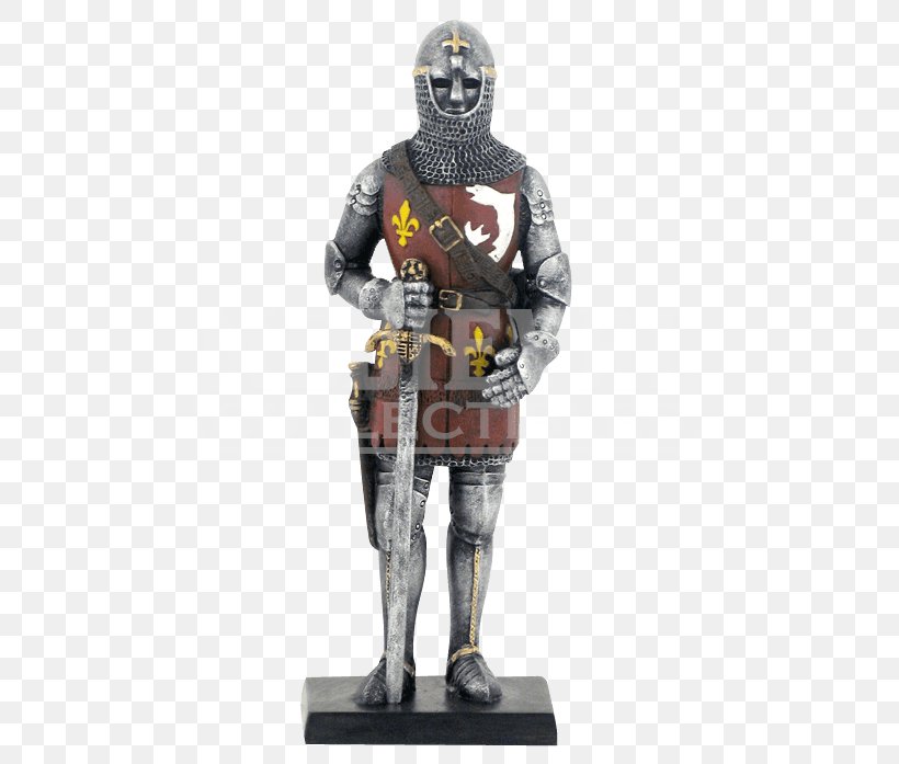 Middle Ages Statue Mail Knight Coif, PNG, 697x697px, Middle Ages, Action Figure, Armour, Coif, Components Of Medieval Armour Download Free