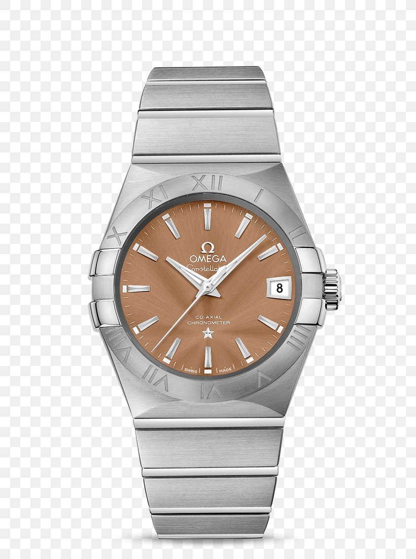 Omega Speedmaster Omega SA Omega Constellation Coaxial Escapement Watch, PNG, 800x1100px, Omega Speedmaster, Brand, Brown, Chronometer Watch, Coaxial Escapement Download Free