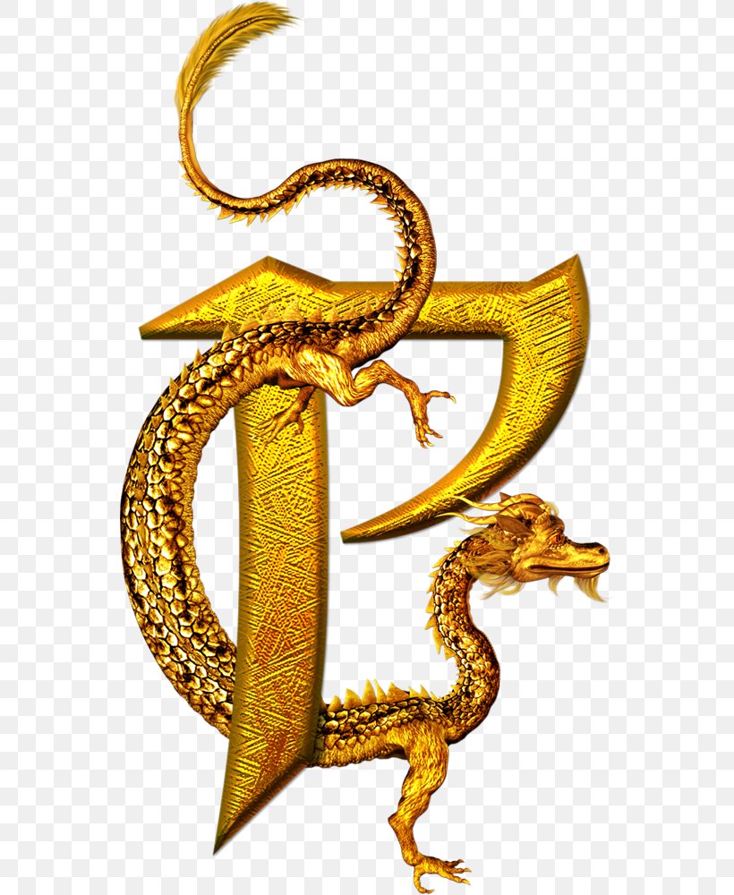 Alphabet Letter Desktop Wallpaper, PNG, 552x1000px, Alphabet, Dragon, Fictional Character, Gold, Initial Download Free