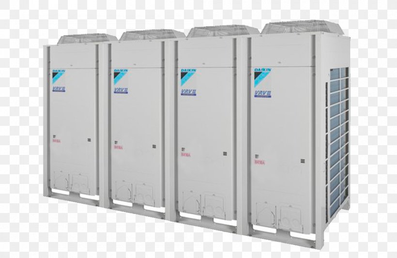 Daikin Variable Refrigerant Flow Heat Pump Heat Recovery Ventilation, PNG, 1000x650px, Daikin, Air Conditioner, Air Conditioning, Condenser, Engineering Download Free