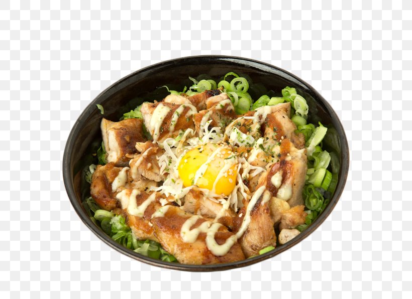 Donburi Fried Chicken Asian Cuisine Barbecue Chicken Tempura, PNG, 590x596px, Donburi, Asian Cuisine, Asian Food, Barbecue Chicken, Breakfast Download Free