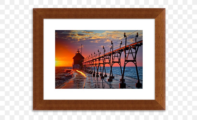 Grand Haven Light Grand Haven South Pierhead Inner Light Holiday Inn Grand Haven-Spring Lake Lighthouse Picture Frames, PNG, 700x500px, Lighthouse, Grand Haven, Heat, Michigan, Photography Download Free