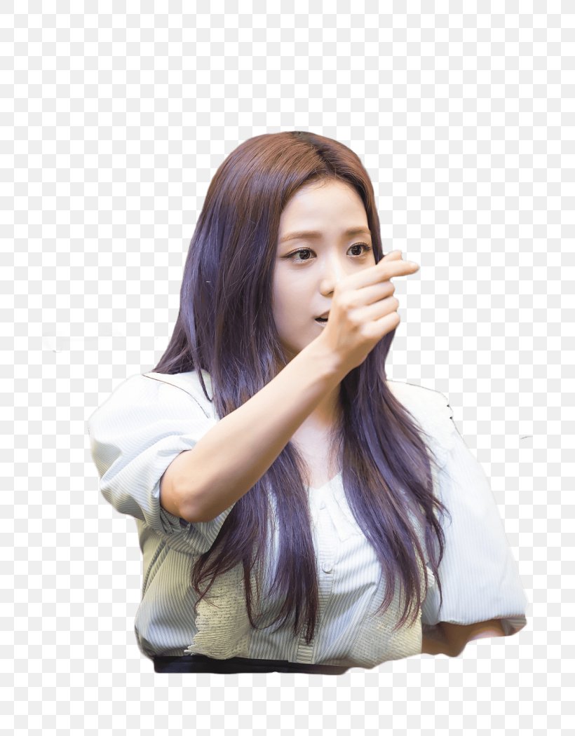 Jisoo BLACKPINK K-pop Long Hair Hair Coloring, PNG, 700x1050px, Watercolor, Cartoon, Flower, Frame, Heart Download Free