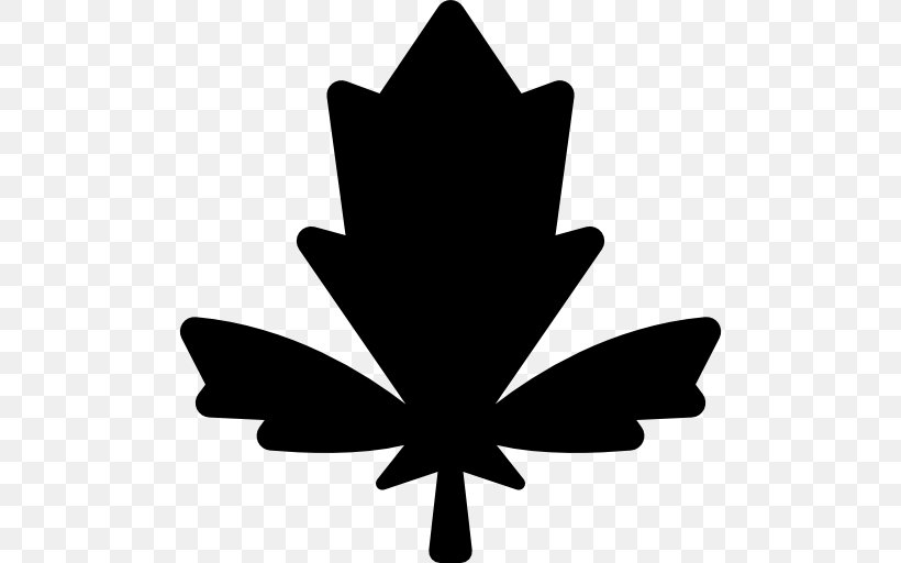 Maple Leaf Symbol, PNG, 512x512px, Maple Leaf, Autumn Leaf Color, Black And White, Branch, Flower Download Free