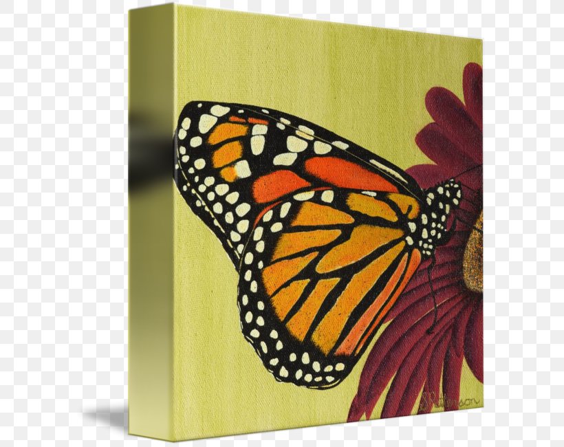Monarch Butterfly Pieridae Painting Art, PNG, 600x650px, Monarch Butterfly, Acrylic Paint, Art, Arthropod, Brush Footed Butterfly Download Free