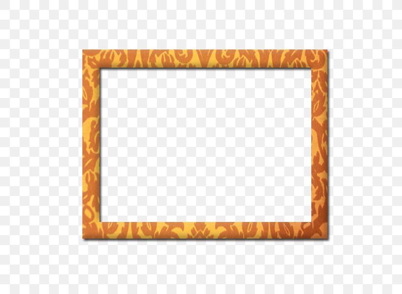 Picture Frames Clip Art, PNG, 600x600px, Picture Frames, Digital Photo Frame, Mirror, Orange, Picture Frame Download Free