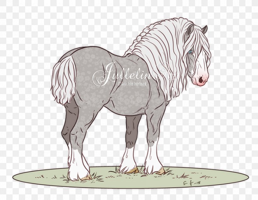 Pony Horse Drawing Foal Pack Animal, PNG, 900x701px, Watercolor, Cartoon, Flower, Frame, Heart Download Free