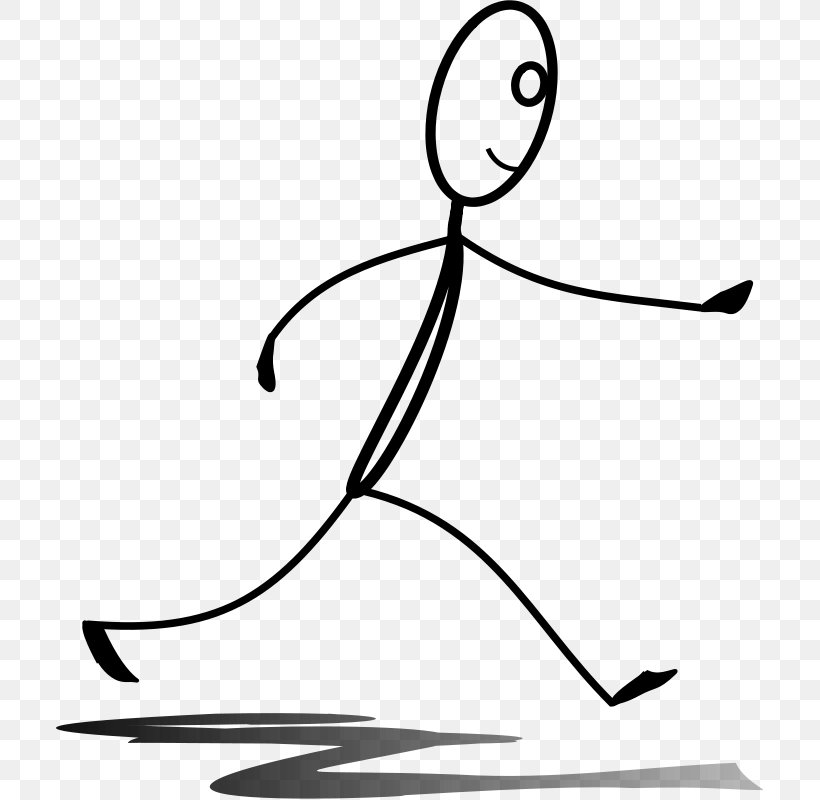 Stick Figure Running Drawing Clip Art, PNG, 707x800px, Stick Figure, Area, Art, Artwork, Black Download Free