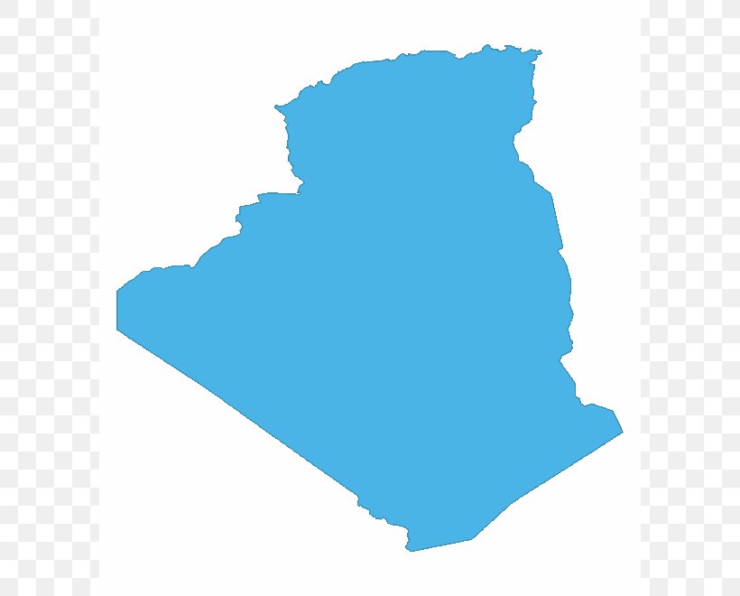 Algeria Blank Map, PNG, 600x660px, Algeria, Area, Art, Blank Map, Blue Download Free