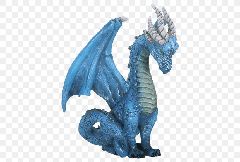 Dragon Figurine Statue Sculpture Fantasy, PNG, 555x555px, Dragon, Acrylic Paint, Animal Figure, Azure, Blue Download Free