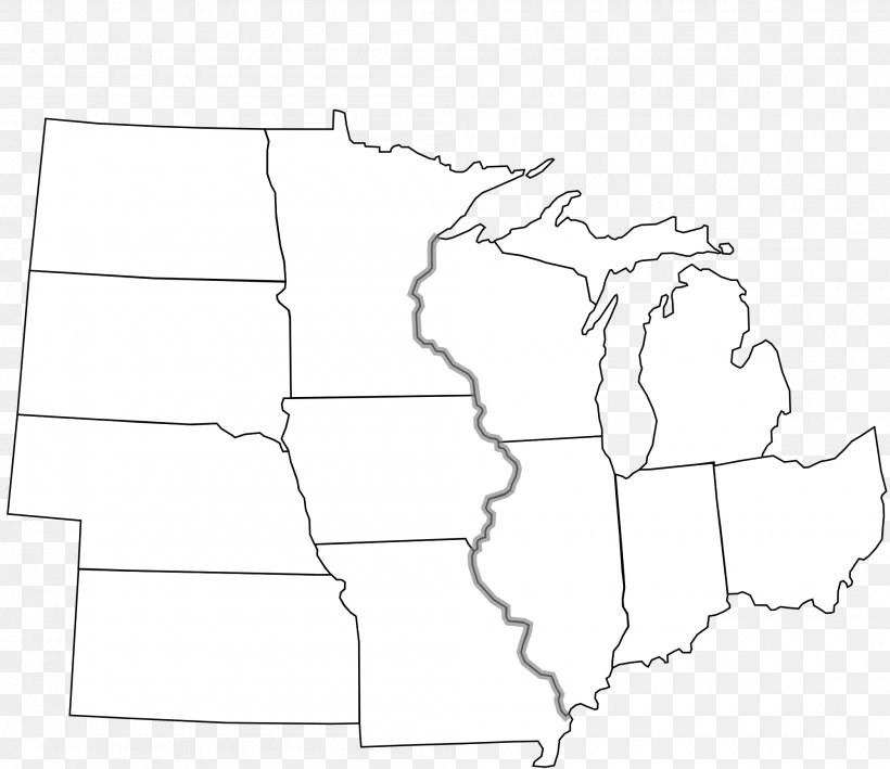 Midwestern United States Blank Map Northeastern United States, PNG, 2000x1730px, Midwestern United States, Area, Black, Black And White, Blank Map Download Free