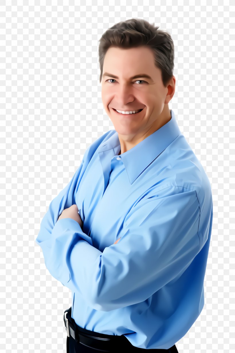 Blue Arm Male Sleeve Smile, PNG, 1632x2452px, Blue, Arm, Business, Dress Shirt, Electric Blue Download Free