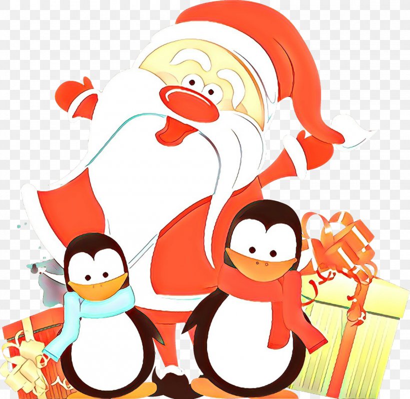 Santa Claus, PNG, 2000x1951px, Cartoon, Christmas, Flightless Bird, Santa Claus Download Free