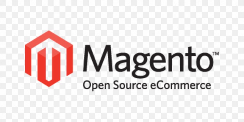 Magento E-commerce Online Shopping Logo PrestaShop, PNG, 1024x512px, Magento, Area, Brand, Content Management System, Ecommerce Download Free