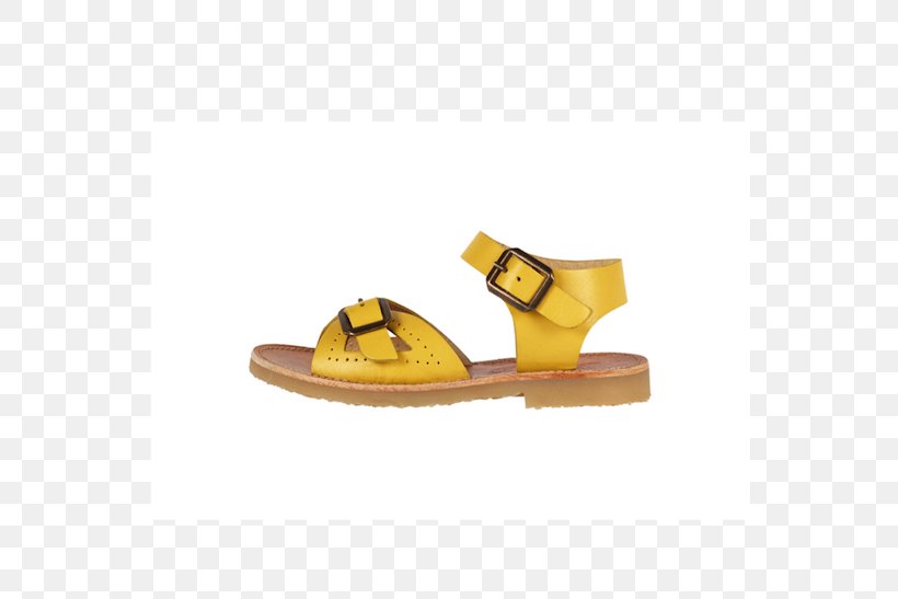 Shoe Sandal Leather Yellow Avarca, PNG, 550x547px, Shoe, Avarca, Footwear, Heel, Leather Download Free