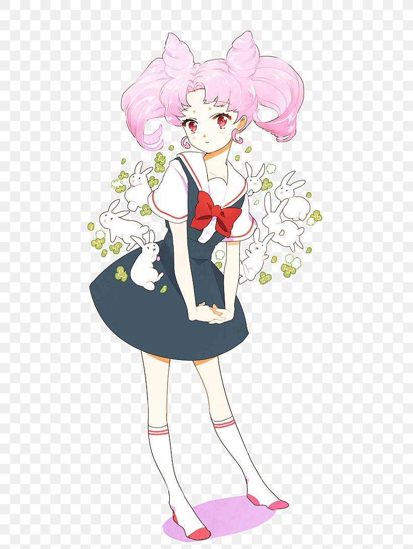 Chibiusa Sailor Moon Tuxedo Mask Sailor Saturn Sailor Jupiter, PNG, 500x1089px, Watercolor, Cartoon, Flower, Frame, Heart Download Free