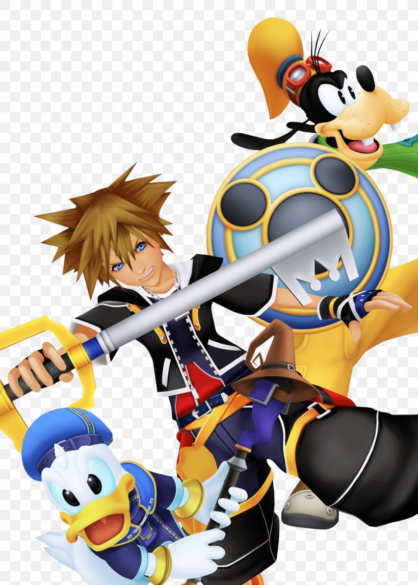 Kingdom Hearts III Goofy Donald Duck, PNG, 1143x1600px, Watercolor, Cartoon, Flower, Frame, Heart Download Free