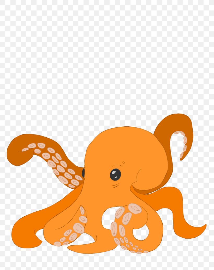 Orange, PNG, 774x1032px, Octopus, Animal Figure, Giant Pacific Octopus, Orange Download Free