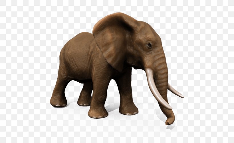 African Elephant Asian Elephant Animal 3D Modeling, PNG, 500x500px, 3d Computer Graphics, 3d Modeling, African Elephant, Animal, Asian Elephant Download Free