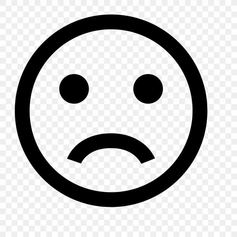 Smiley Sadness Emoticon Clip Art, PNG, 1600x1600px, Smiley, Area, Black And White, Emoticon, Emotion Download Free