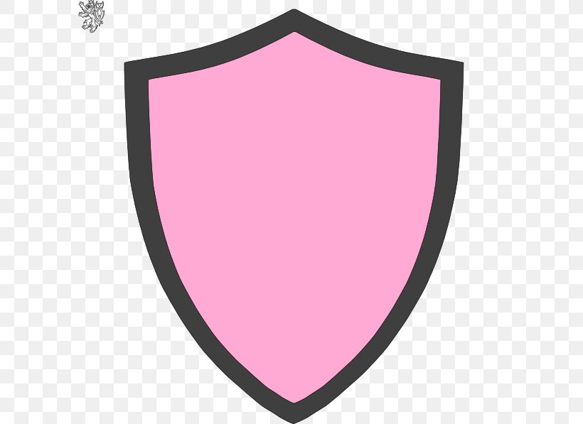 Pink Shield Clip Art, PNG, 600x597px, Pink, Black, Black And White, Blog, Grey Download Free