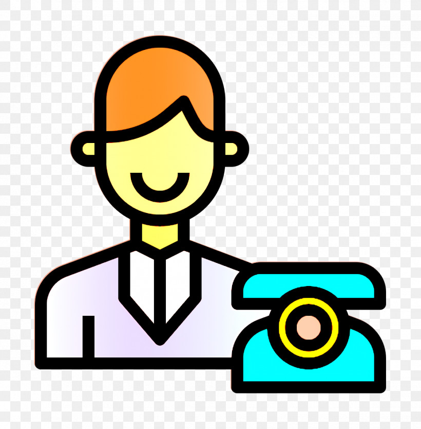 Reception Icon Receptionist Icon Contact And Message Icon, PNG, 1132x1152px, Reception Icon, Cartoon, Contact And Message Icon, Finger, Happy Download Free