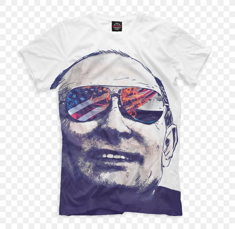 Vladimir Putin Russia United States Captain America T-shirt, PNG, 744x800px, Vladimir Putin, Brand, Captain America, Clothing, Eyewear Download Free