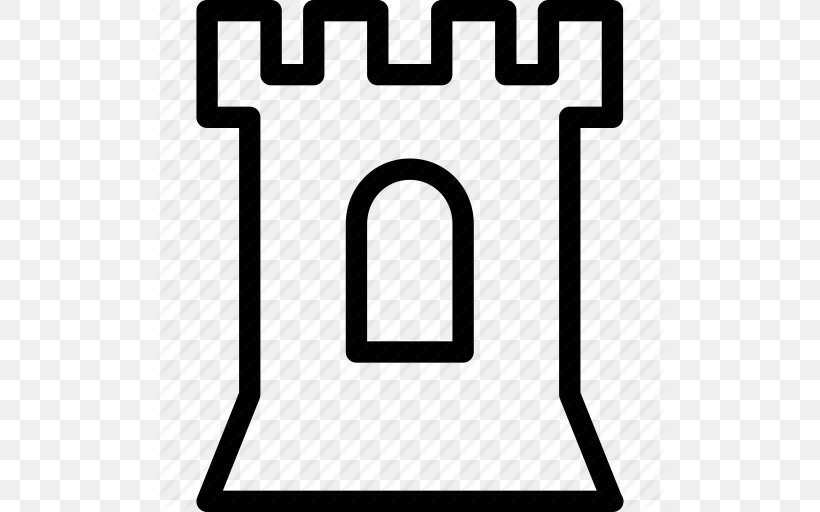 Castle ICO Icon, PNG, 512x512px, Castle, Area, Black And White, Brand, Building Download Free