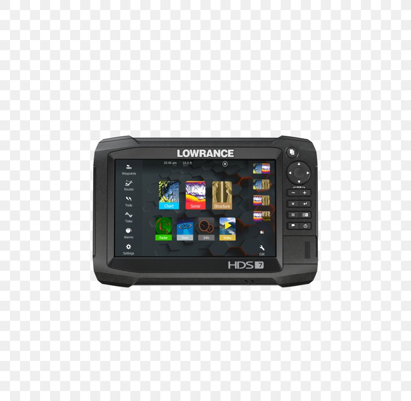 Lowrance Electronics Chartplotter Fish Finders Marine Electronics Sonar, PNG, 800x800px, Lowrance Electronics, Carbon, Chartplotter, Chirp, Display Device Download Free